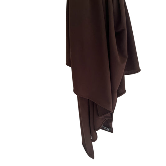 Carré Jersey - Marron Chocolat